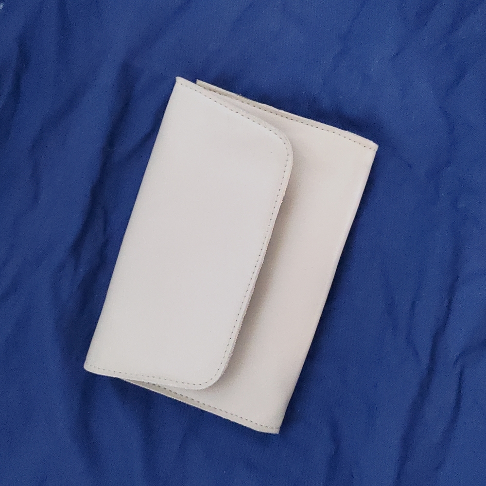 October Jaipur, Cream Clutch